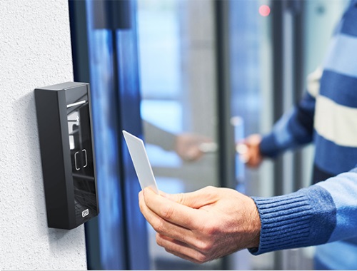 2N 916114 Lettore di Controllo di Accesso Nero - Frequenze 125 kHz e 13.56 MHz, Tecnologia NFC, PoE