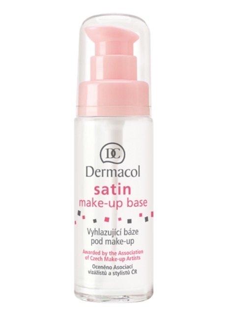 Dermacol Satin Make-up Base Primer 30 ml - Primer Viso Opaco, Levigante e Riempitivo per Pori, Adatto a Tutti i Tipi di Pelle
