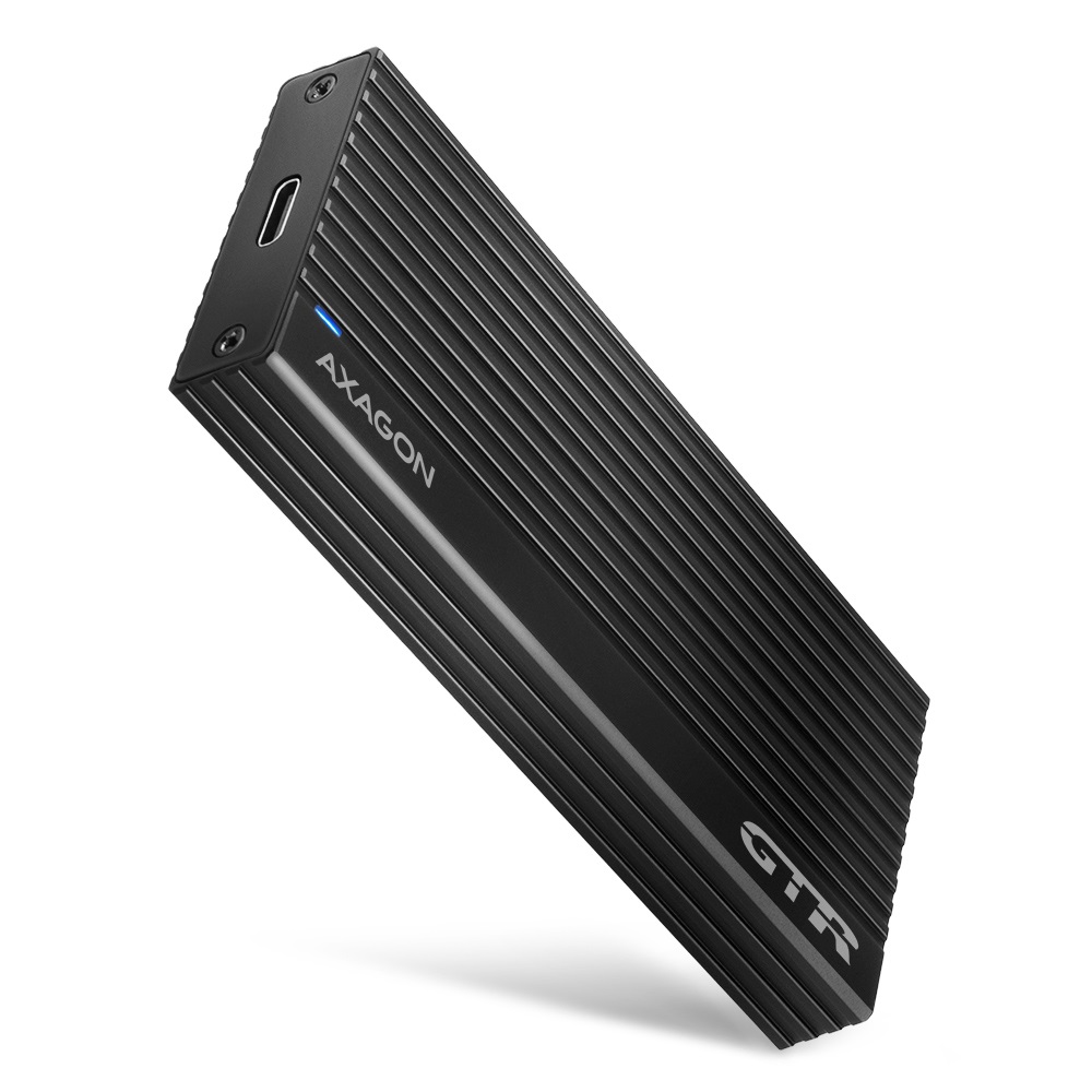 Axagon EM2-GTR Box Esterno SSD M.2 USB-C 3.2 Gen 2 Nero