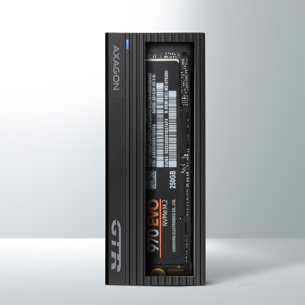 Axagon EM2-GTR Box Esterno SSD M.2 USB-C 3.2 Gen 2 Nero