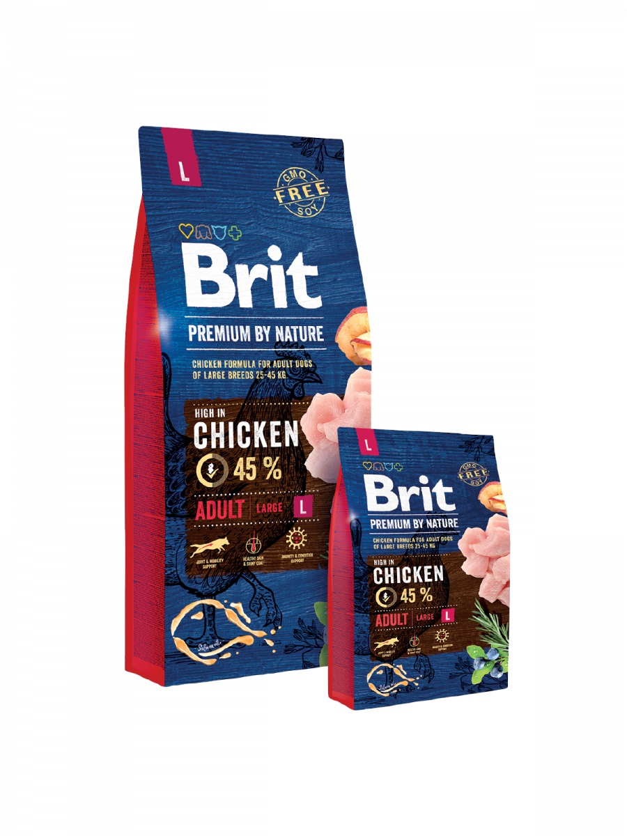 Brit 8595602526468 cibo secco per cani 15 kg Adulto Pollo
