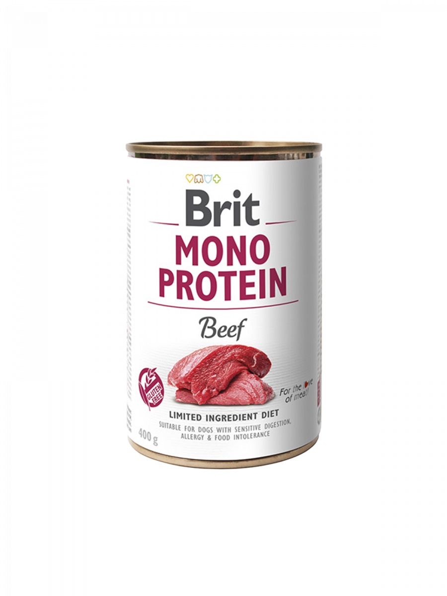 Brit Care Cane Monoprotein Beef 400 Gr - Alimento di alta qualità con carne di manzo