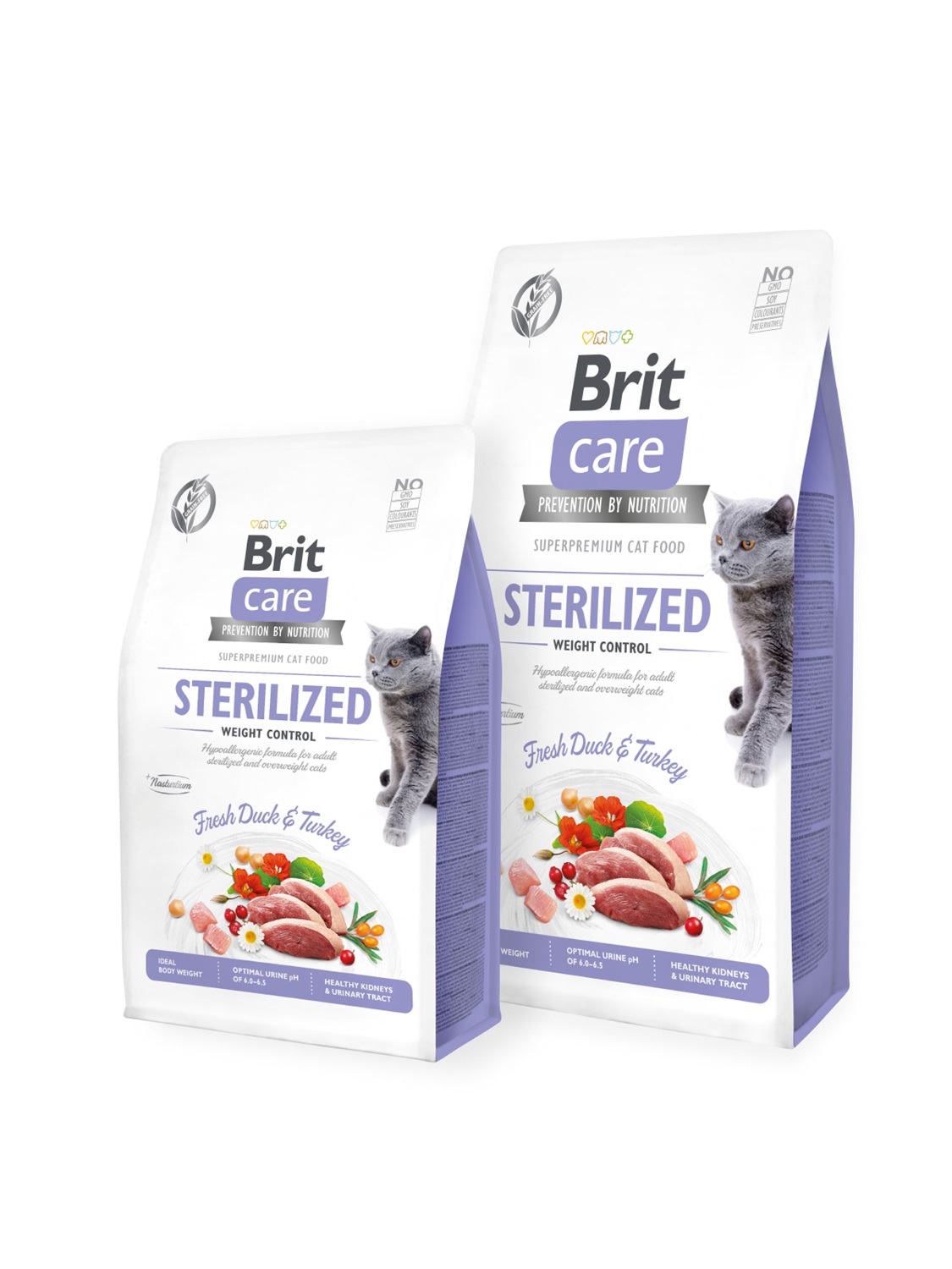 Brit 8595602540785 cibo secco per gatti 7 kg Adulto Anatra, Tacchino