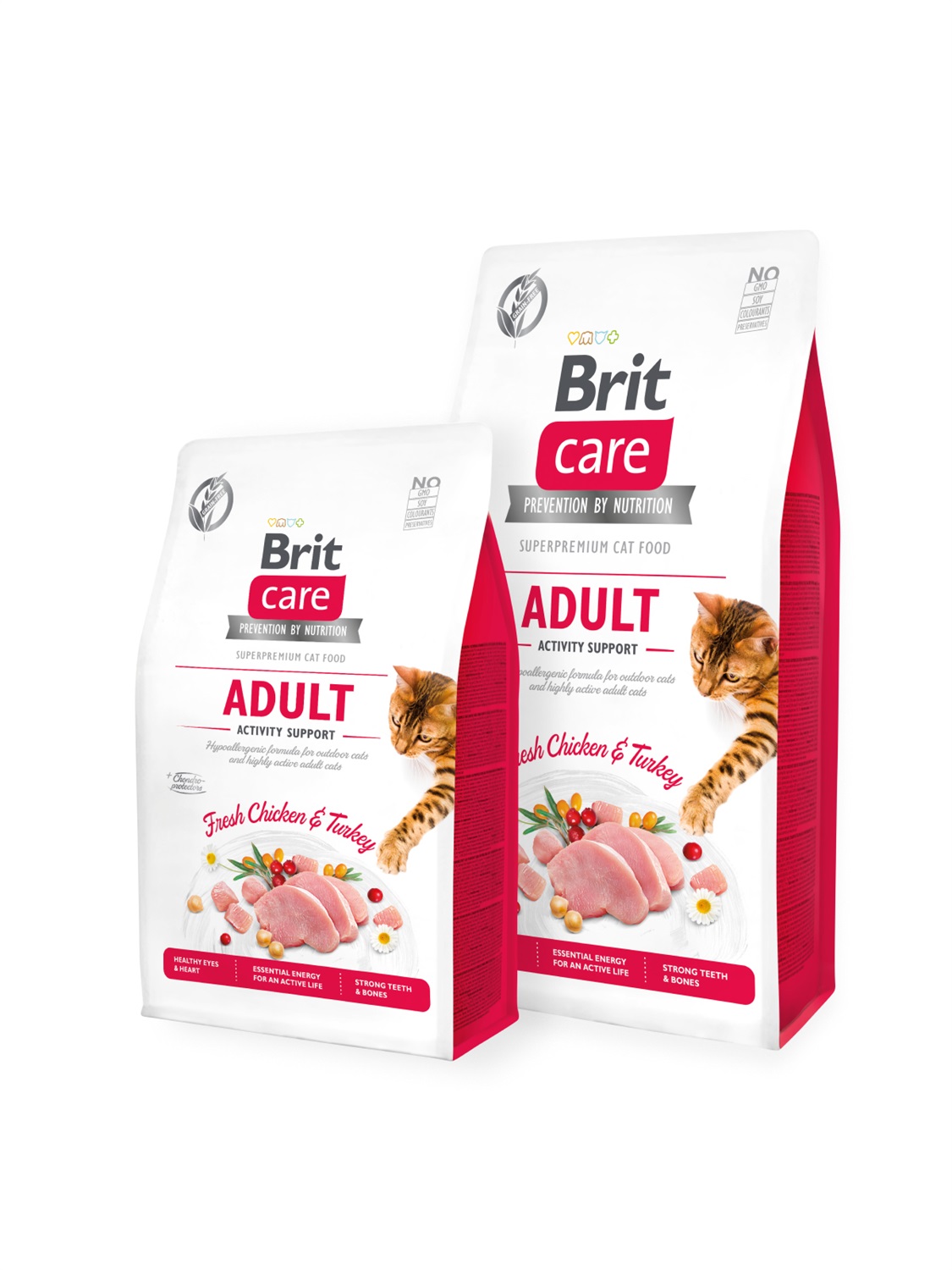 Brit Care Cat Grain-Free Adult Cibo Secco per Gatti 7 kg - Pollo Fresco e Tacchino, Ipoallergenico e Adatto per Gatti Attivi
