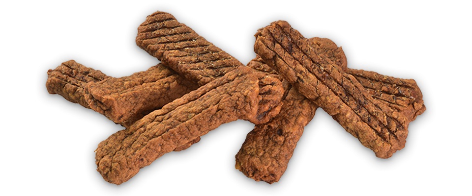 Brit Jerky Snack per Cani - Barrette Proteiche all'Anatra e Pollo 80 g, Senza Cereali, 85% Carne