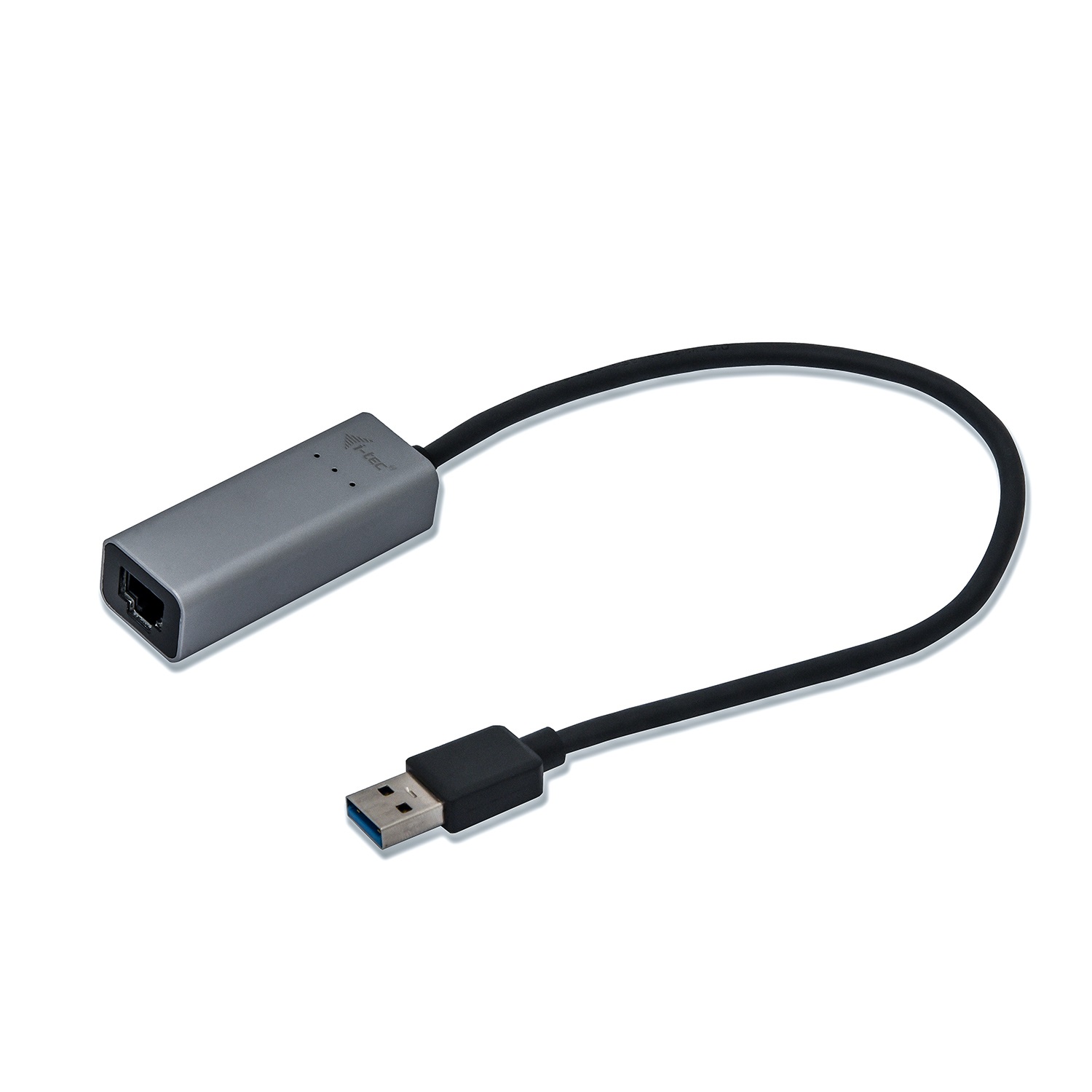 i-tec U3METALGLAN Scheda di Rete e Adattatore Ethernet USB 3.0 1000 Mbit/s - Nero e Grigio