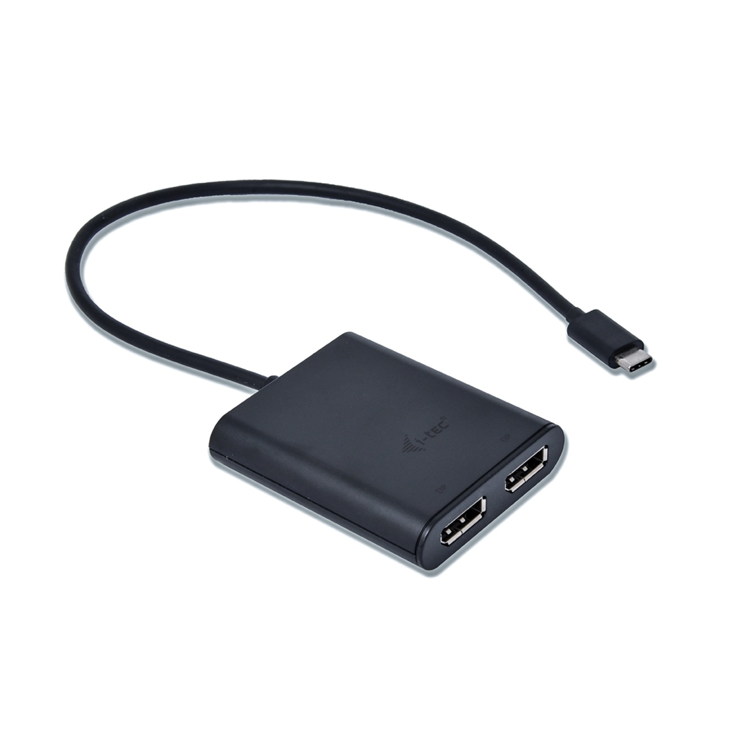 i-tec USB-C 3.1 Dual 4K DP Video Adapter - Adattatore USB tipo-C a 2x DisplayPort, Risoluzione 3840 x 2160 Pixel