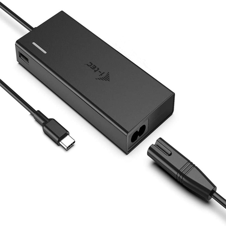 i-tec Universal Charger USB-C PD 3.0 1x USB-A, 77 W, Interno, AC, 20 V, 3,25 A, 1,5 m, Nero