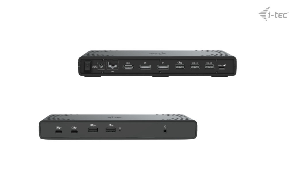 i-tec USB-C Triple Display Docking Station Gen 2 - Power Delivery 100W, Supporto fino a 3 Monitor 4K, 7 Porte USB, Cablato