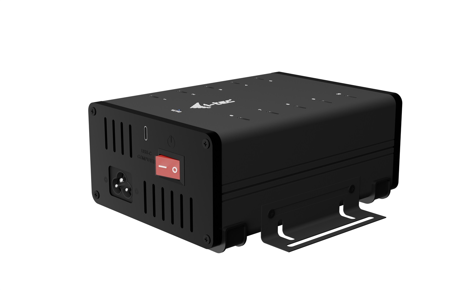 i-tec USB-C/USB-A Metal Charging Data HUB, 10 Porte USB-C, Ricarica 15W per Porta, Universale