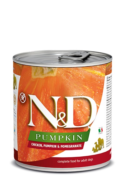 Farmina N&D Pumpkin Pollo, Zucca e Melograno - Alimento Umido Completo per Cani Adulti 285g