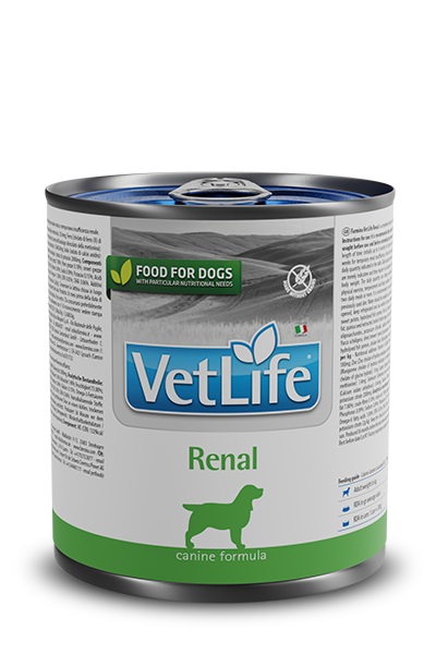Farmina Vet Life Renal Cibo Umido per Cani - 300 g - Alimento Dietetico Completo per Supporto della Funzione Renale in Caso di Insufficienza Renale Cronica o Temporanea