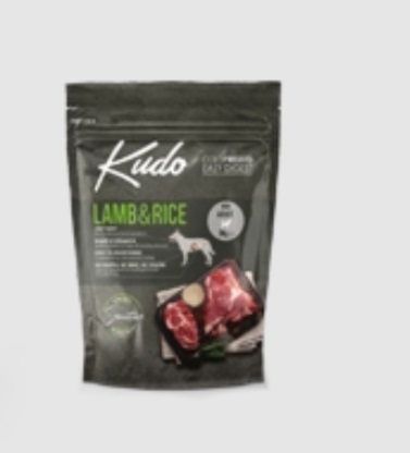 Kudo Agnello e Riso Mini Adulto 3 kg - Alimento Completo Pressato a Freddo per Cani di Piccola Taglia