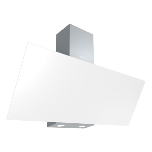 Silverline 3481 Eco Cappa Aspirante a Parete Bianca 90 cm 402 m³/h 3 Velocità Controllo Touch Illuminazione LED