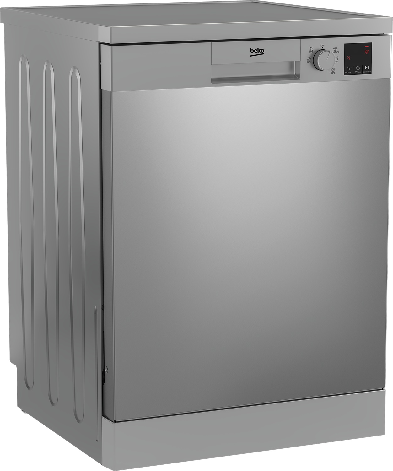 Beko DVN05320X: Lavastoviglie a Libera Installazione, 60 cm, 13 Coperti, Dispenser per Detersivo Scorrevole