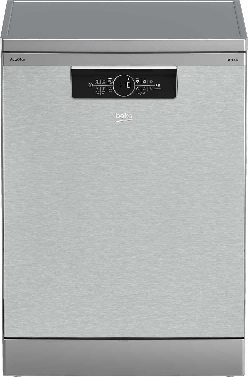 Beko BDFN36640XA: Lavastoviglie Beyond a Libera Installazione, 60 cm, 16 Coperti, Classe C, Display Access Touch, ProSmart Inverter, Terzo Cestello, Sistema Autodose, Tecnologia CornerIntense, Inox