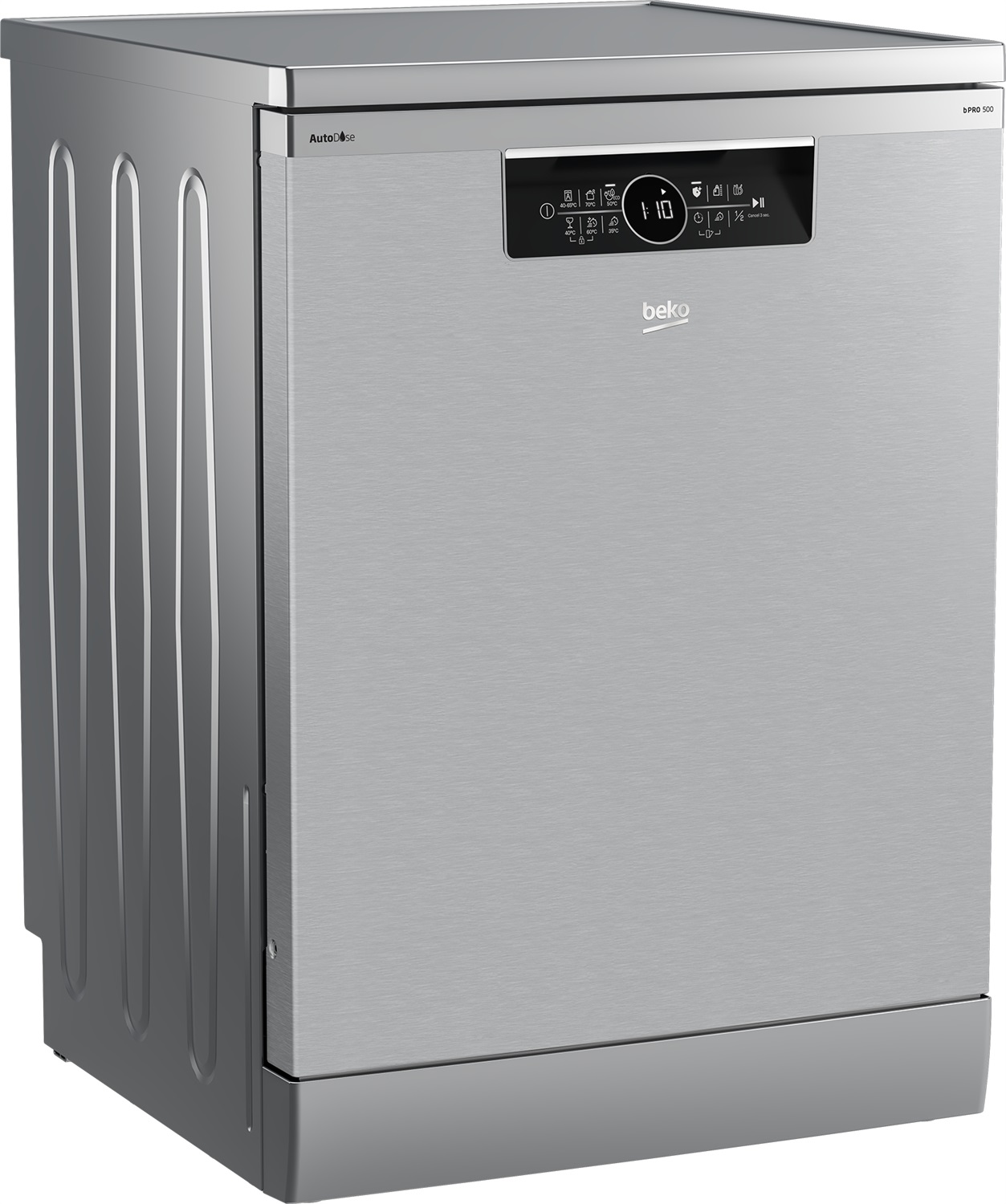 Beko BDFN36640XA: Lavastoviglie Beyond a Libera Installazione, 60 cm, 16 Coperti, Classe C, Display Access Touch, ProSmart Inverter, Terzo Cestello, Sistema Autodose, Tecnologia CornerIntense, Inox