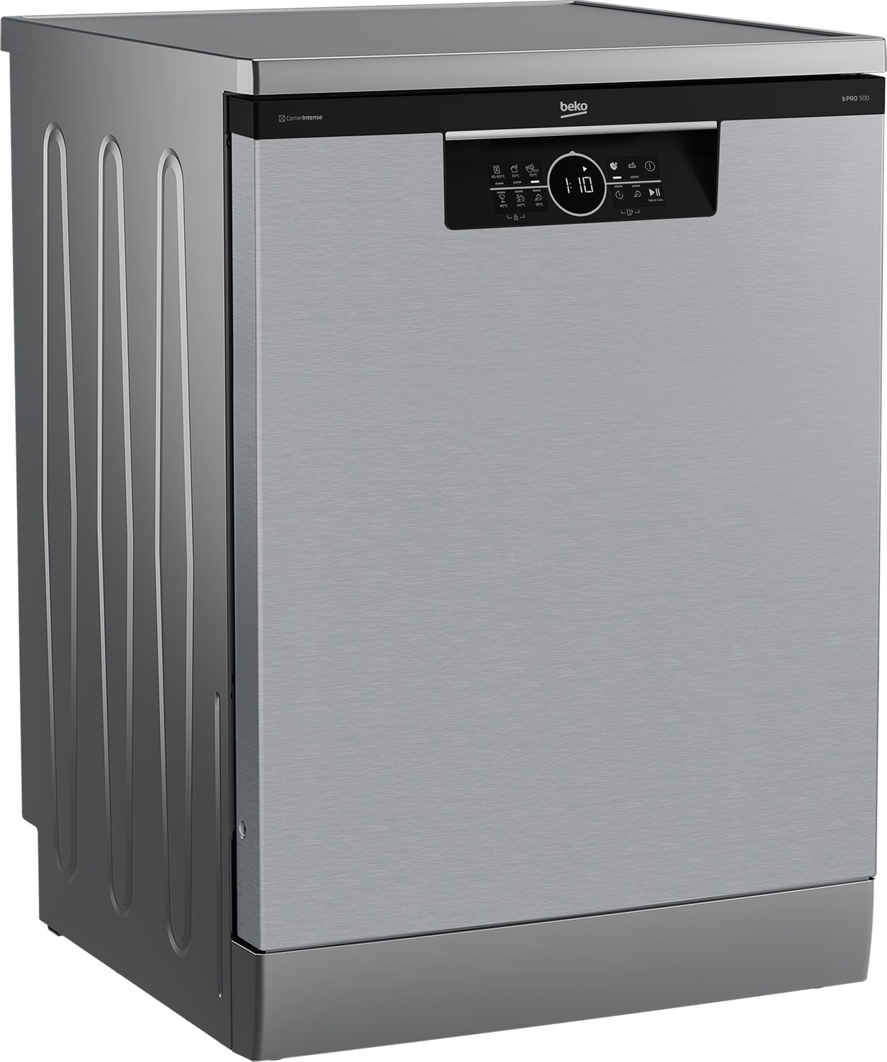 Beko BDFN26440XC: Lavastoviglie Libera Installazione Inox, 60 cm, 14 Coperti, Classe C, 6 Programmi, Funzioni HygieneIntense e Fast