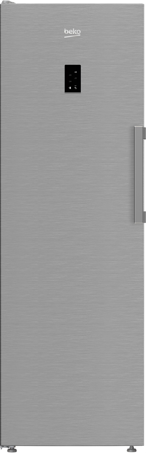 Beko B3RMFNE314XB Congelatore Verticale Libera Installazione in Acciaio Inox - Capacità 286 L, Dimensioni 185 x 60 cm