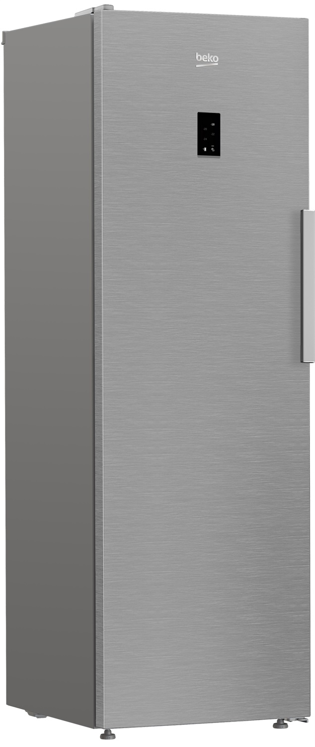 Beko B3RMFNE314XB Congelatore Verticale Libera Installazione in Acciaio Inox - Capacità 286 L, Dimensioni 185 x 60 cm