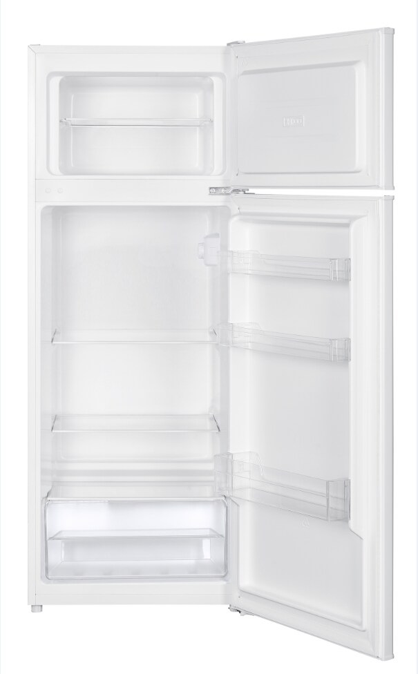 Beko RDSO206K40WN: Frigorifero Doppia Porta Statico, 206 Litri, Classe E, Libera Installazione, Bianco, 143x54.5x55.5 cm