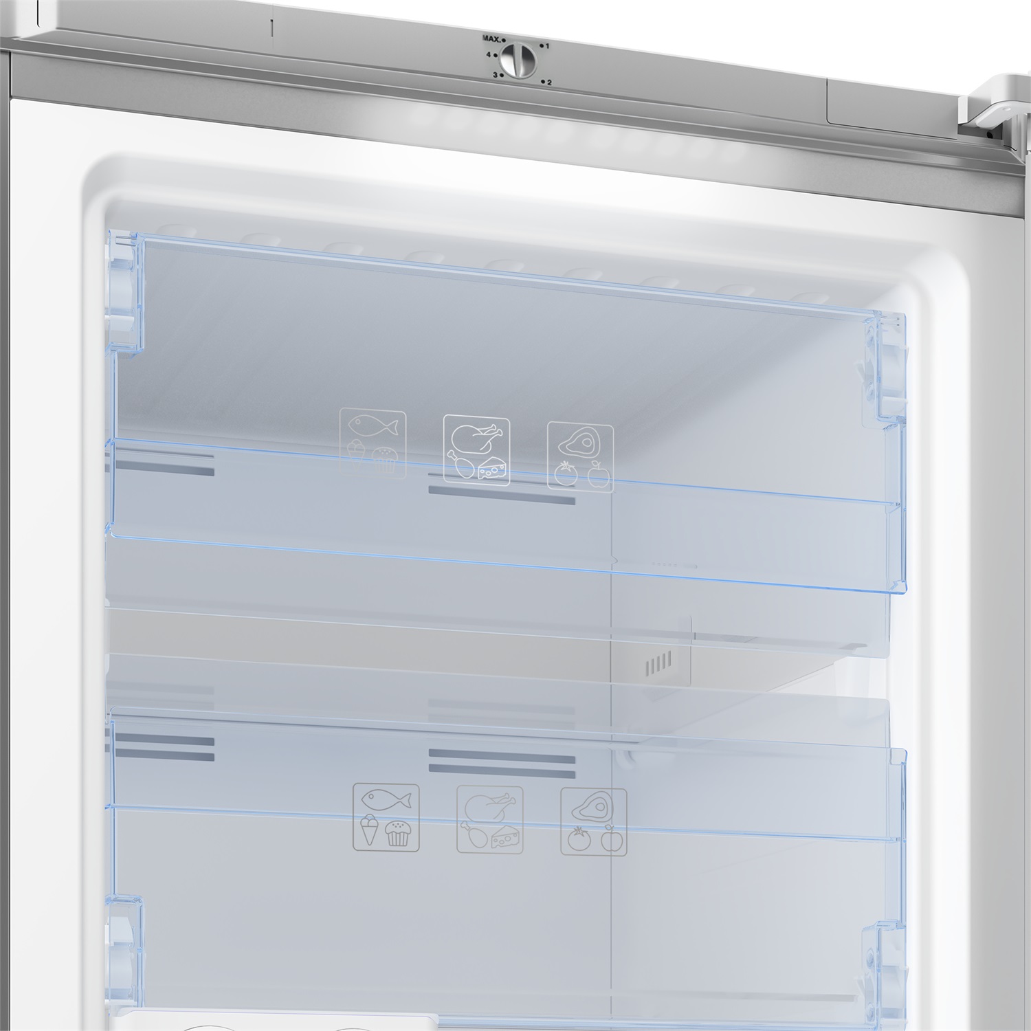 Beko Congelatore Verticale RFNE290L41WN Bianco 256L Libera Installazione Classe E