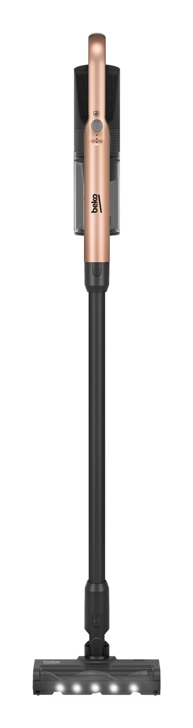 Beko VRT 65421 VC Scopa Elettrica Senza Filo Multifunzione 250 W, Autonomia 40 Minuti, Capacità 0,6 L, Colore Nero/Bronzo