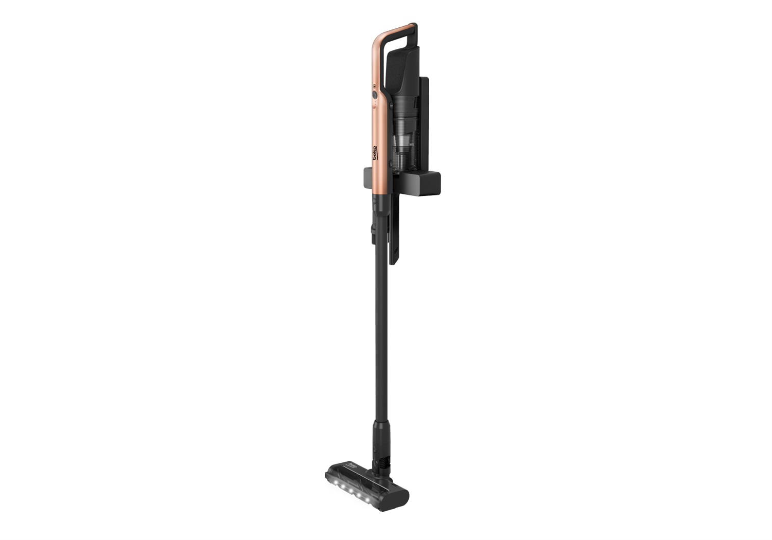 Beko VRT 65421 VC Scopa Elettrica Senza Filo Multifunzione 250 W, Autonomia 40 Minuti, Capacità 0,6 L, Colore Nero/Bronzo