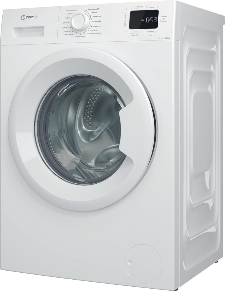 Indesit IM 640 MY TIME IT Lavatrice Slim 6 kg Carica Frontale Classe B 1000 Giri/min - Dimensioni 84.5 x 60 x 44.6 cm