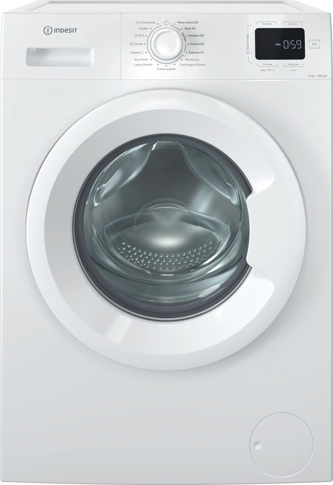 Indesit IM 640 MY TIME IT Lavatrice Slim 6 kg Carica Frontale Classe B 1000 Giri/min - Dimensioni 84.5 x 60 x 44.6 cm