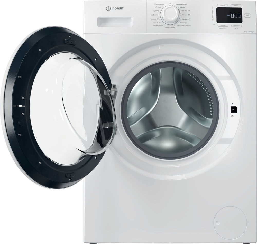 Indesit IM 640 MY TIME IT Lavatrice Slim 6 kg Carica Frontale Classe B 1000 Giri/min - Dimensioni 84.5 x 60 x 44.6 cm