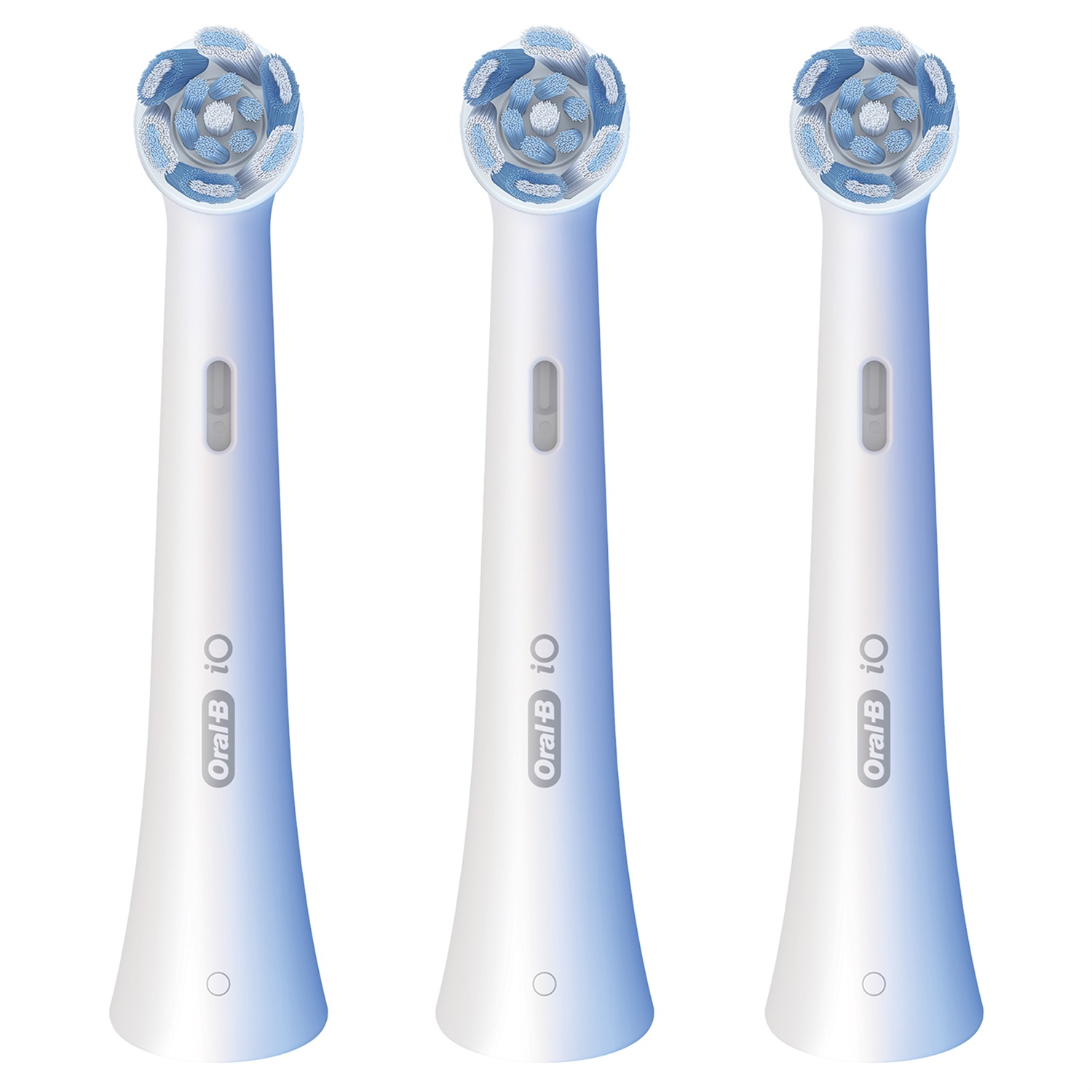 Oral-B iO Series Ultimate Clean - Testine di Ricambio Rotonde Originali con Setole CrissCross per Pulizia Avanzata e Rimozione della Placca - 3 Pezzi