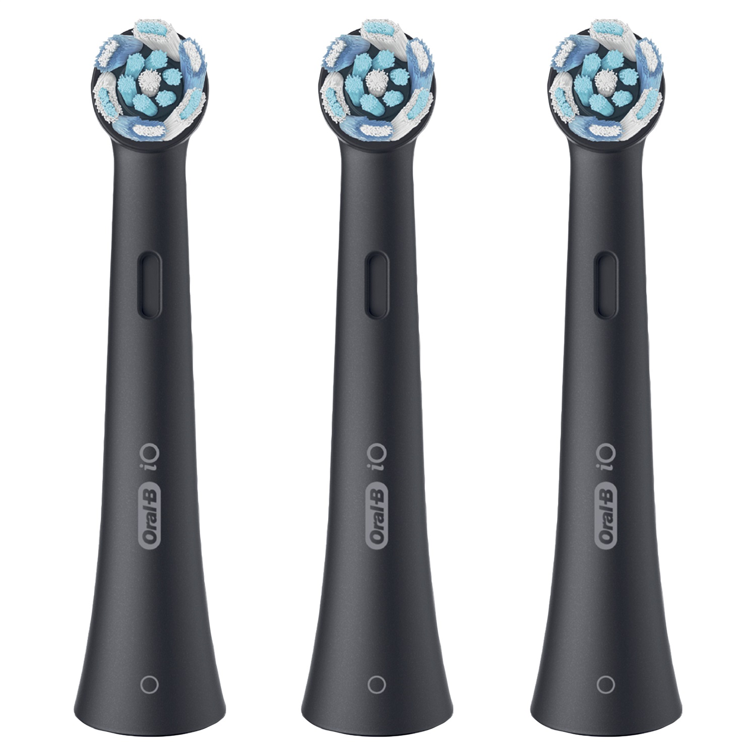 Oral-B iO Series Ultimate Clean Black - Testine di Ricambio Originali con Setole CrissCross per Pulizia Avanzata e Rimozione della Placca, 3 Pezzi
