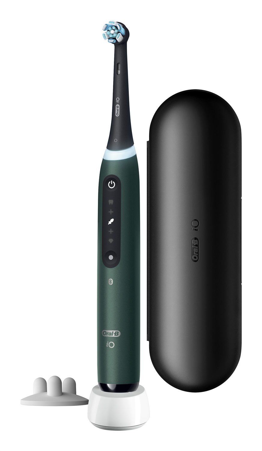 Oral-B iO 5 S Spazzolino Elettrico Verde con Tecnologia Intelligente e Testina Rotonda