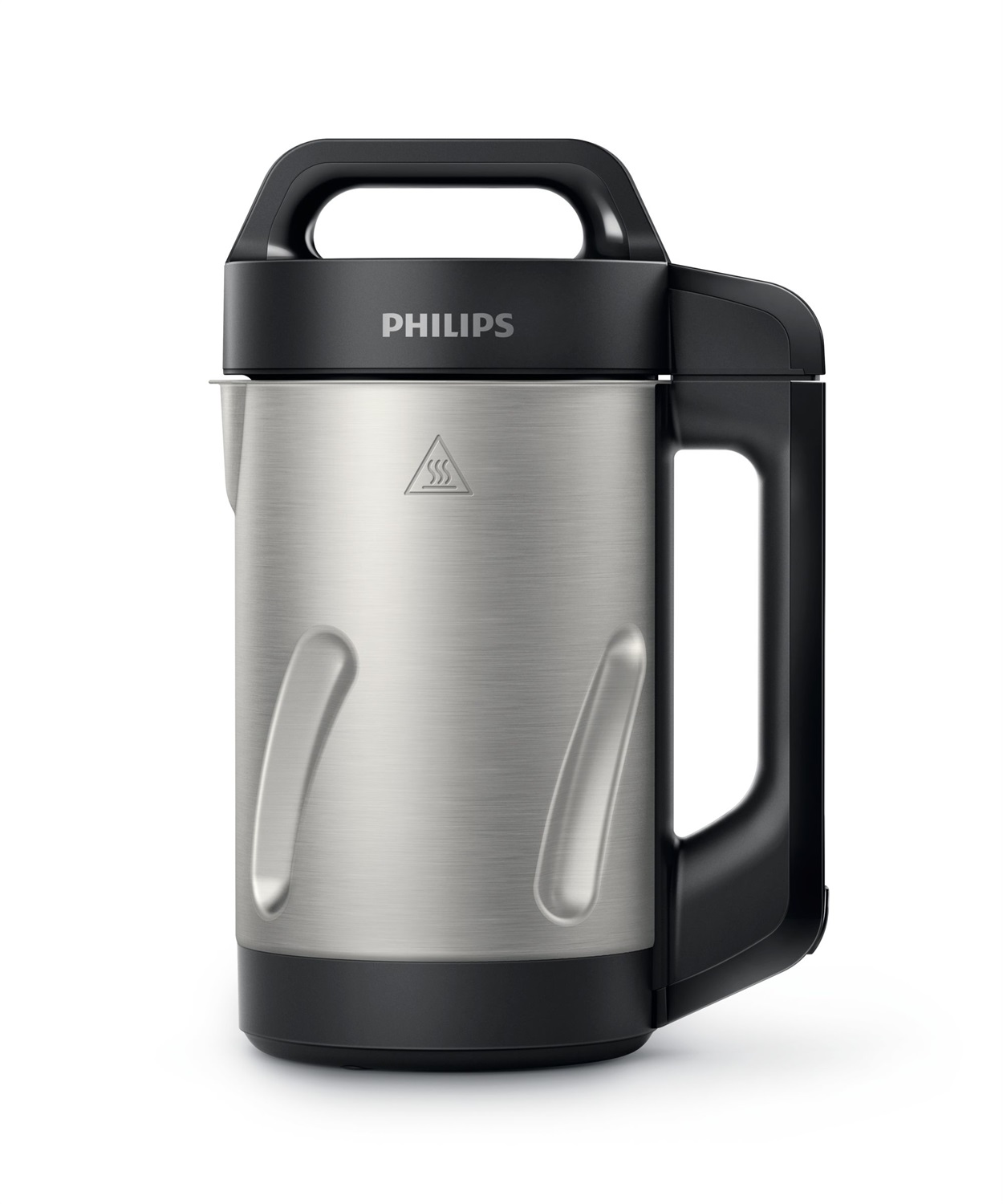 Philips Viva Collection SoupMaker HR2203/80 - 1,2L, 1000W, Nero e Argento, 5 Programmi Preimpostati