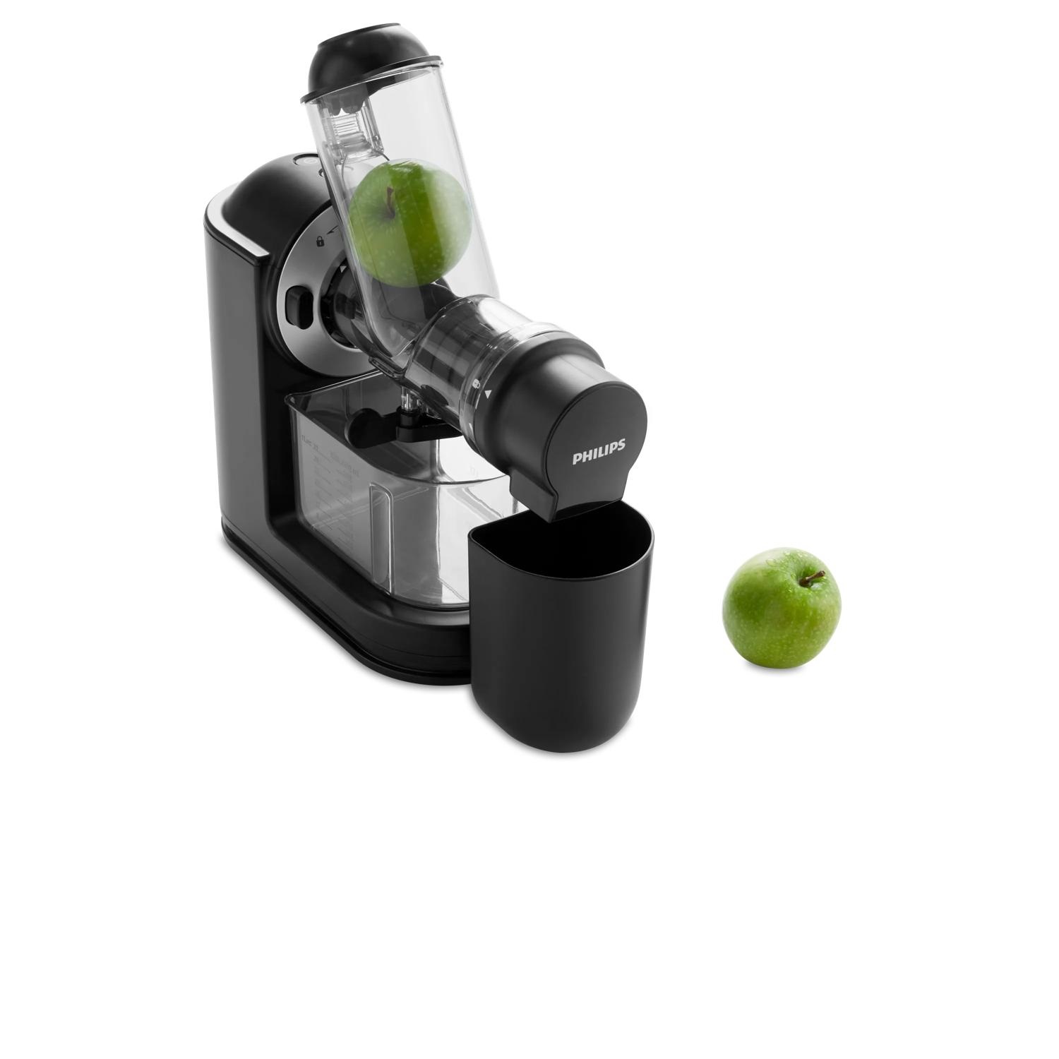 Philips Viva Collection Estrattore di Succo HR1889/70 - 150W, Apertura XL 70mm, Nero/Argento, Tecnologia Gentle Squeezing