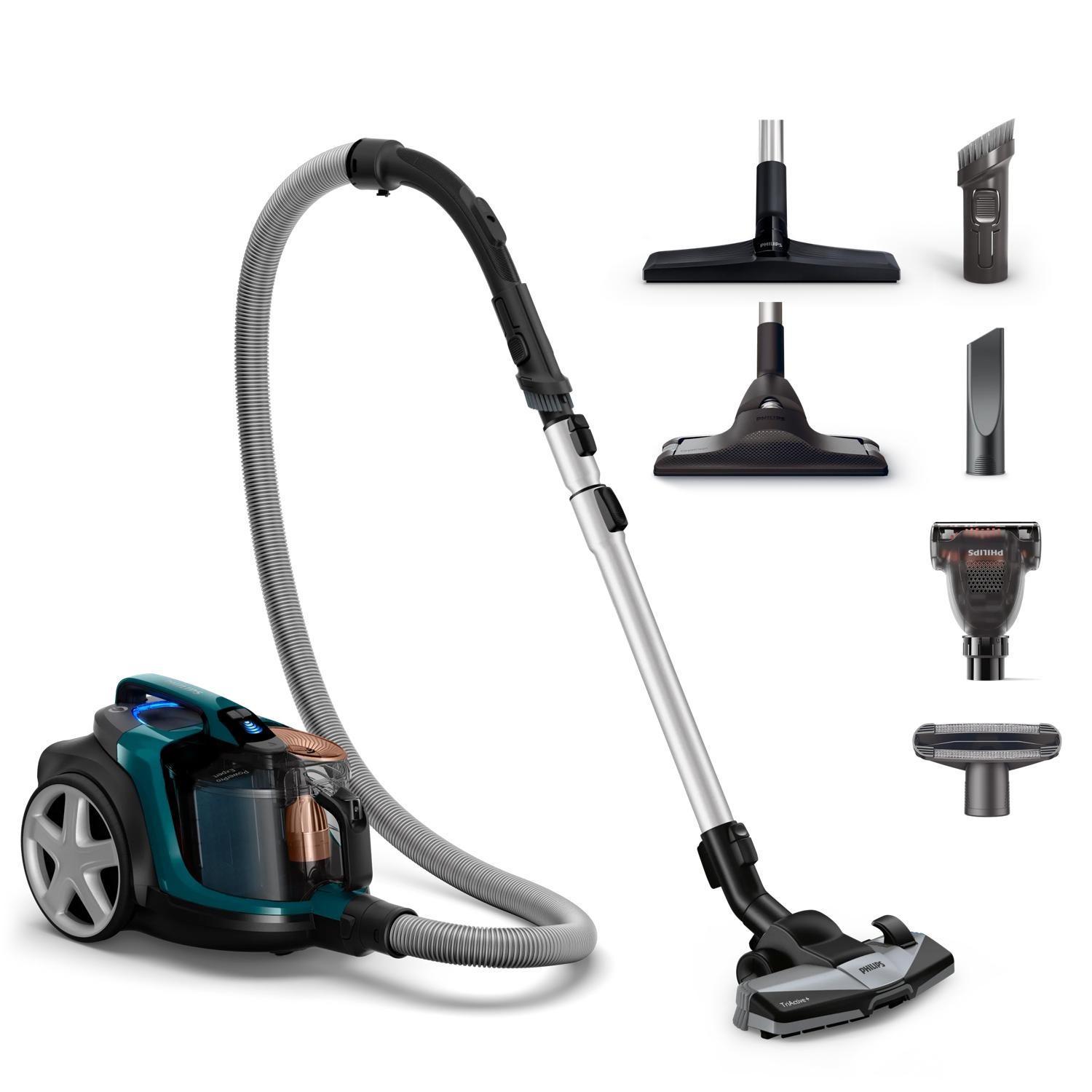 Philips PowerPro Expert Aspirapolvere senza sacco FC9744/09 - 900 W, A cilindro, Secco, 2 L, Filtro per allergia, Tecnologia PowerCyclone 8
