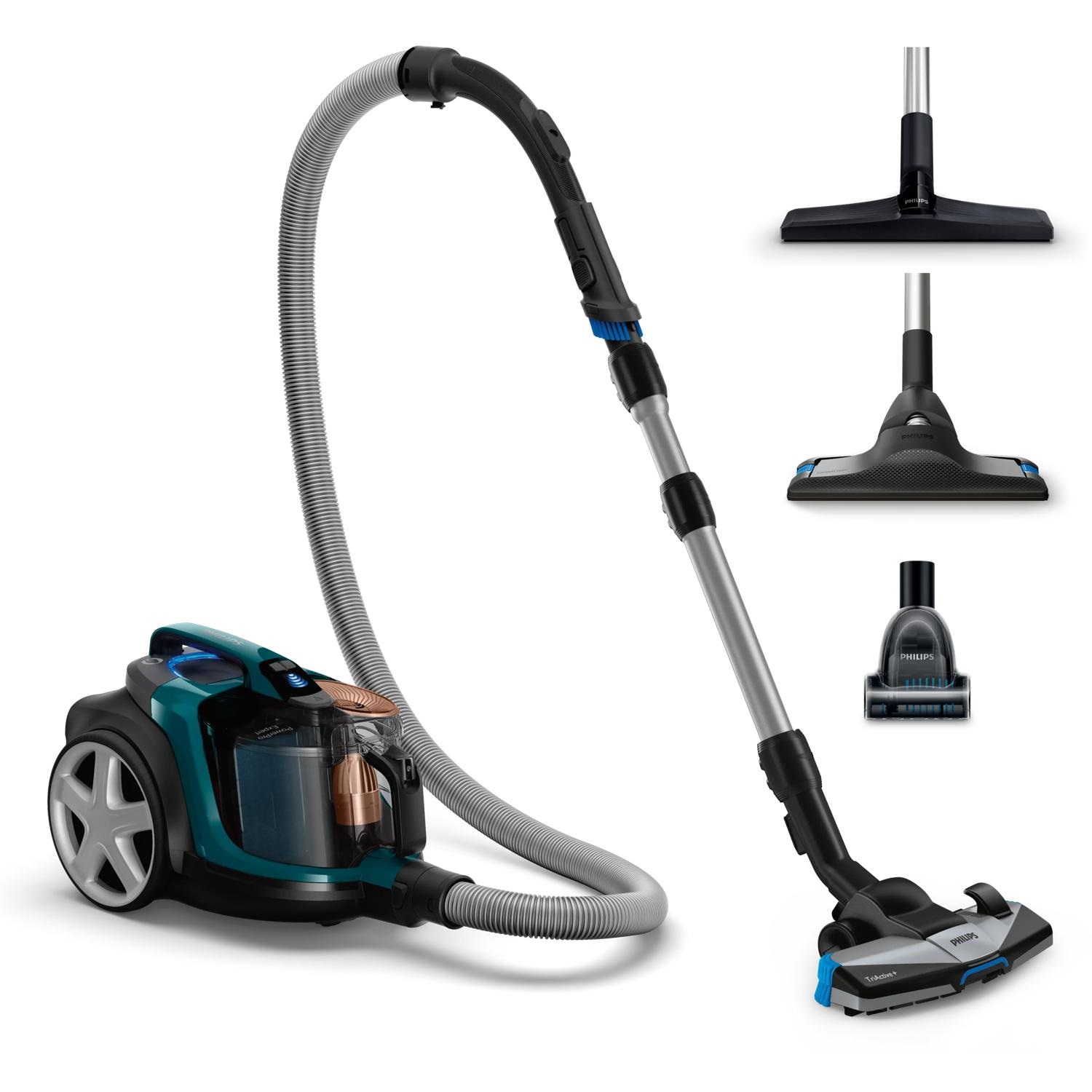 Philips PowerPro Expert Aspirapolvere senza sacco FC9744/09 - 900 W, A cilindro, Secco, 2 L, Filtro per allergia, Tecnologia PowerCyclone 8