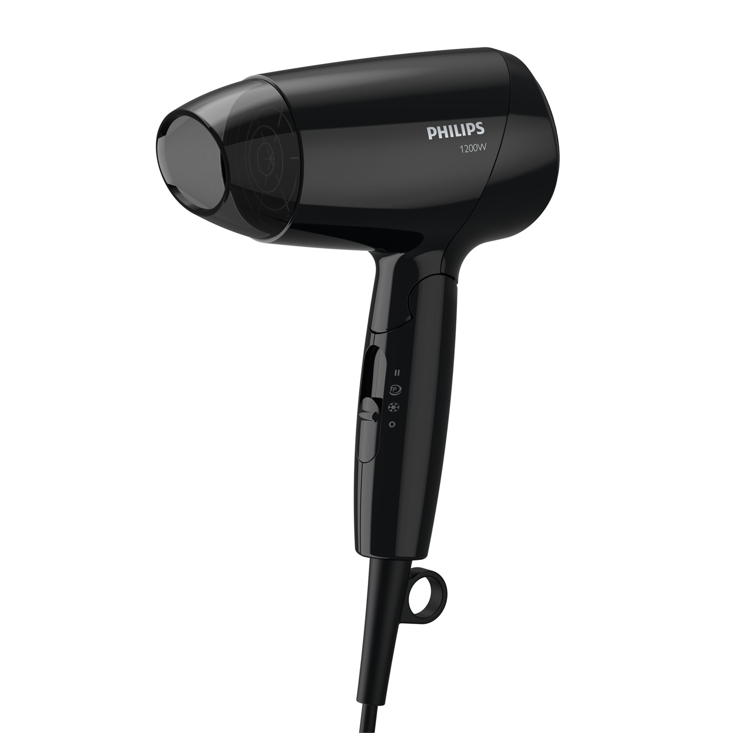 Philips Essential Care Asciugacapelli Compatto BHC010/10 1200 W con Gancio per Appendere e Cavo da 1,5 m