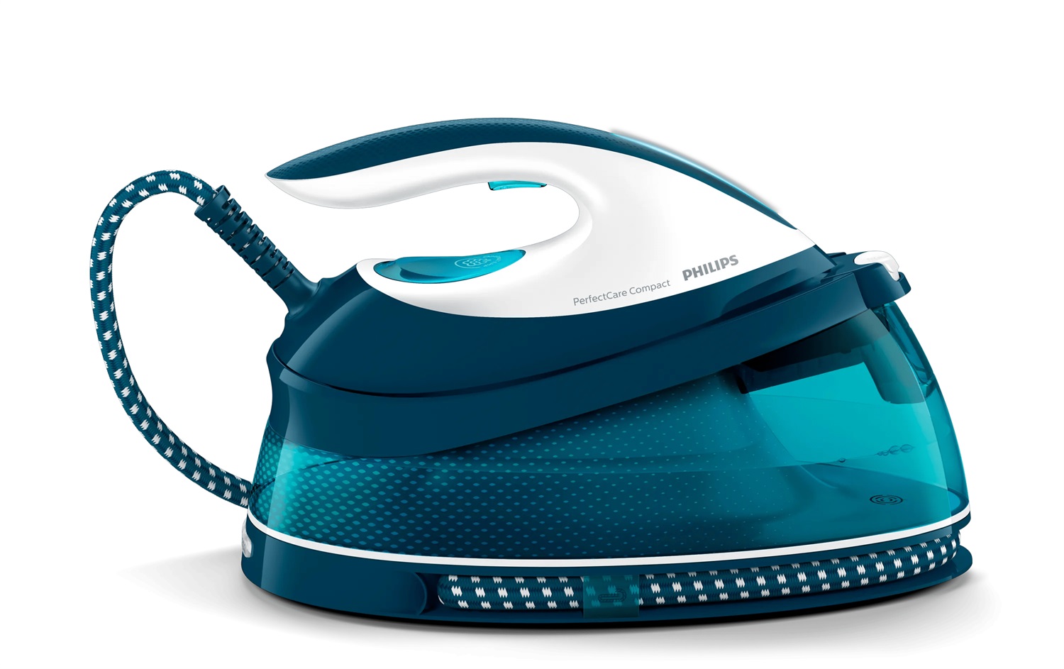 Philips PerfectCare Compact Ferro Generatore di Vapore GC7844/20 - 2400W, 6,5 bar, 400 g/min, Serbatoio da 1,5L