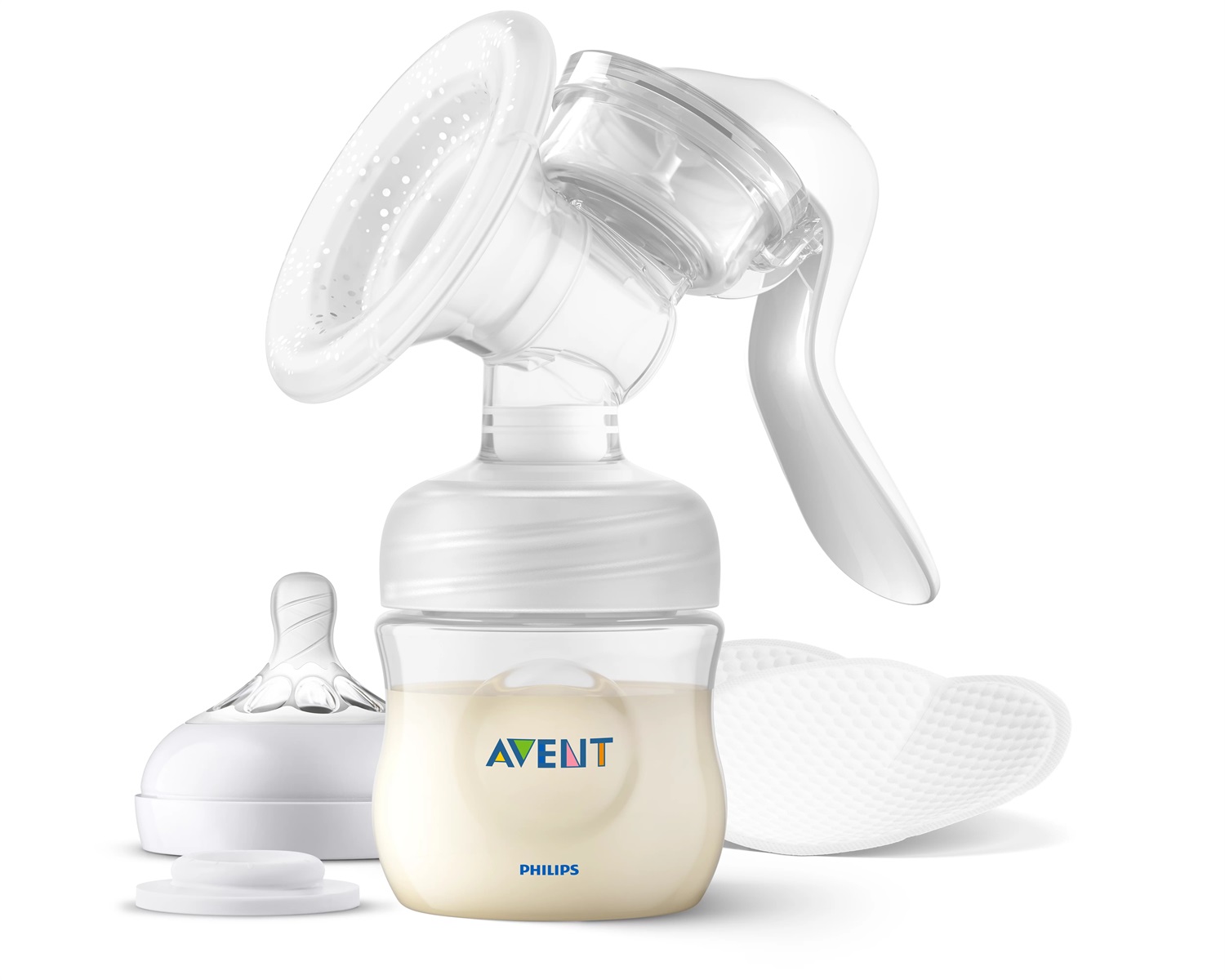 Philips AVENT SCF430/10 Tiralatte Manuale con Tecnologia Natural Motion e Flangia in Silicone