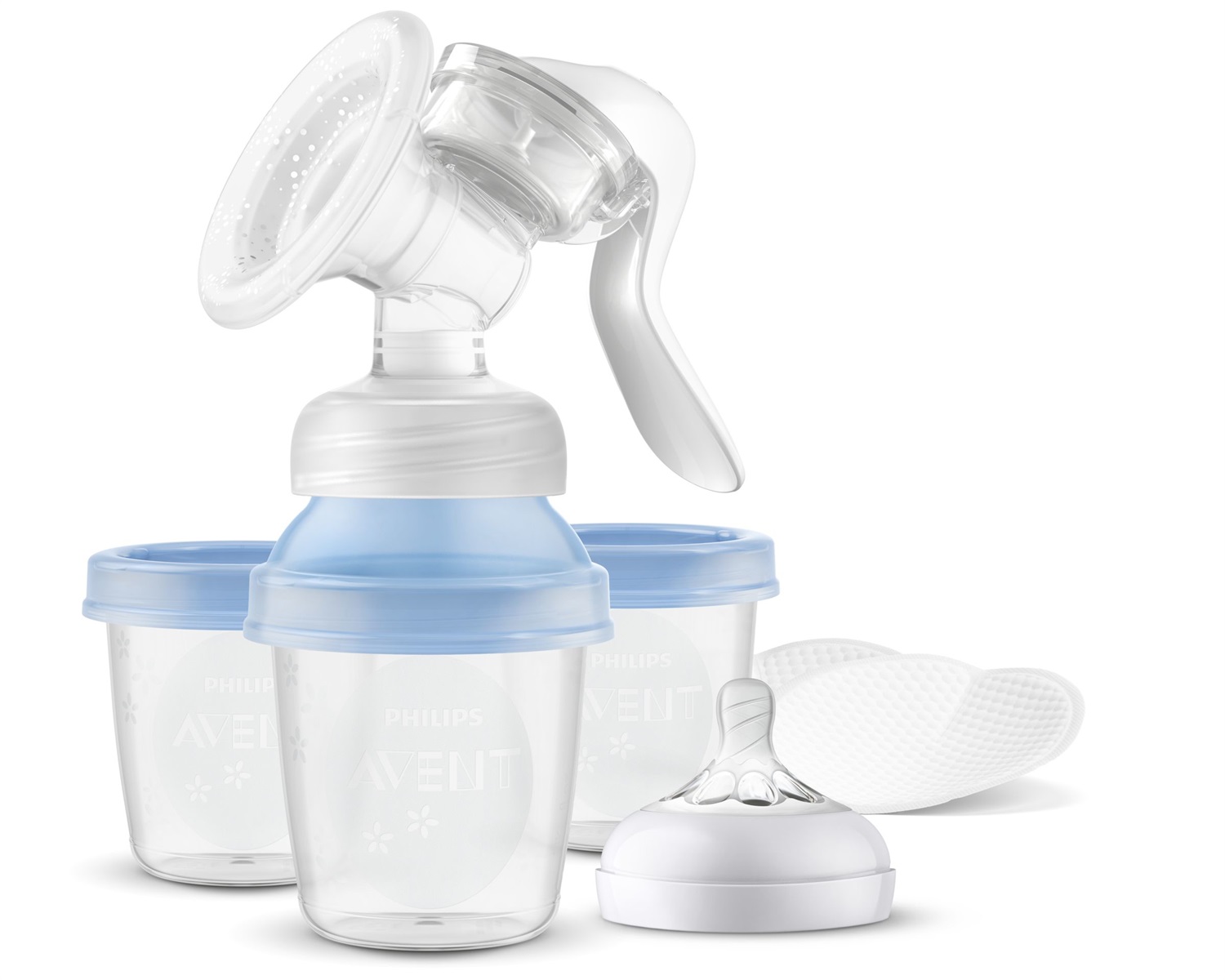 Philips Avent Tiralatte Manuale Natural con Via System - Facile da Usare e Pulire
