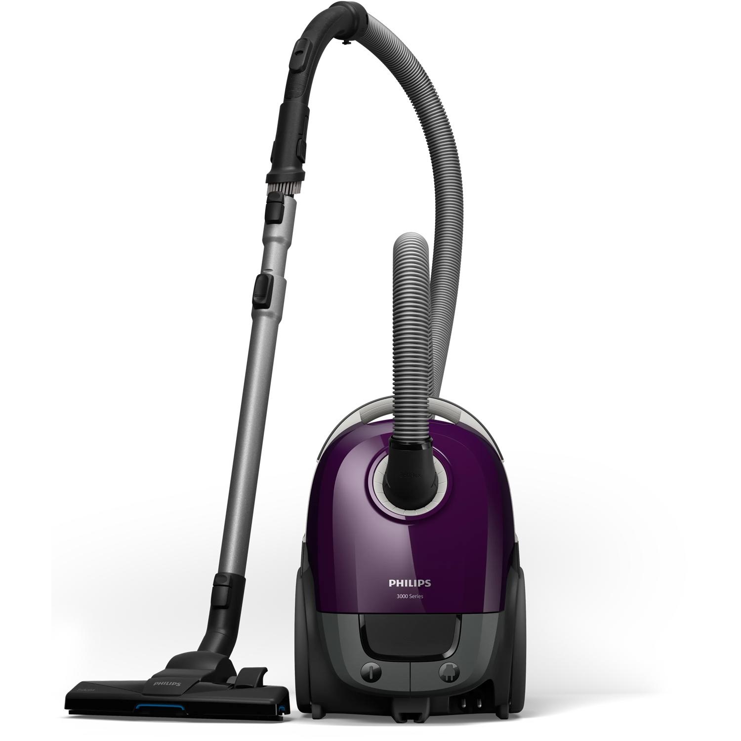 Philips Aspirapolvere con Sacco XD3100/06 - 900 W, 79 dB, Design Compatto e Leggero, Cattura il 99,9% di Polvere e Allergeni