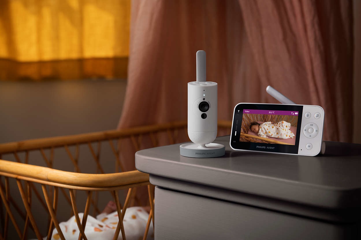 Philips Avent SCD921/26 Baby Monitor con Telecamera e App per Monitoraggio Sicuro