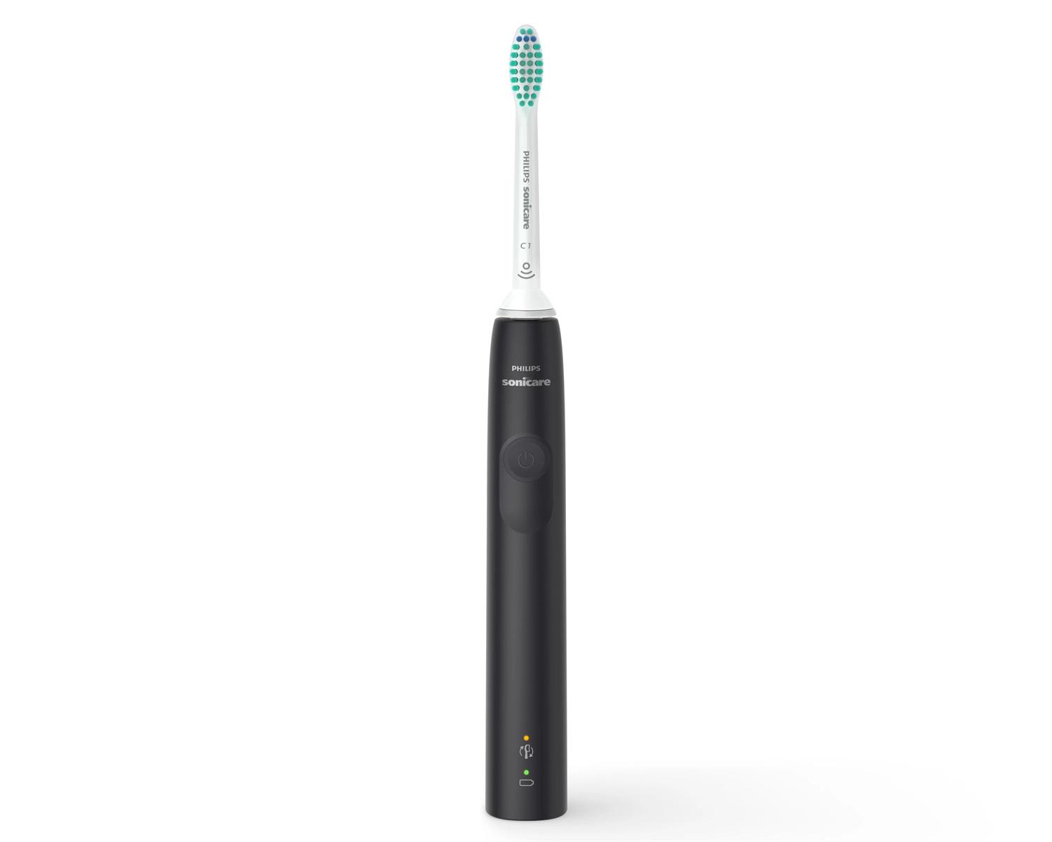 Philips Sonicare 3100 Series Spazzolino Elettrico Sonico Nero HX3671/14 con Sensore di Pressione e Timer