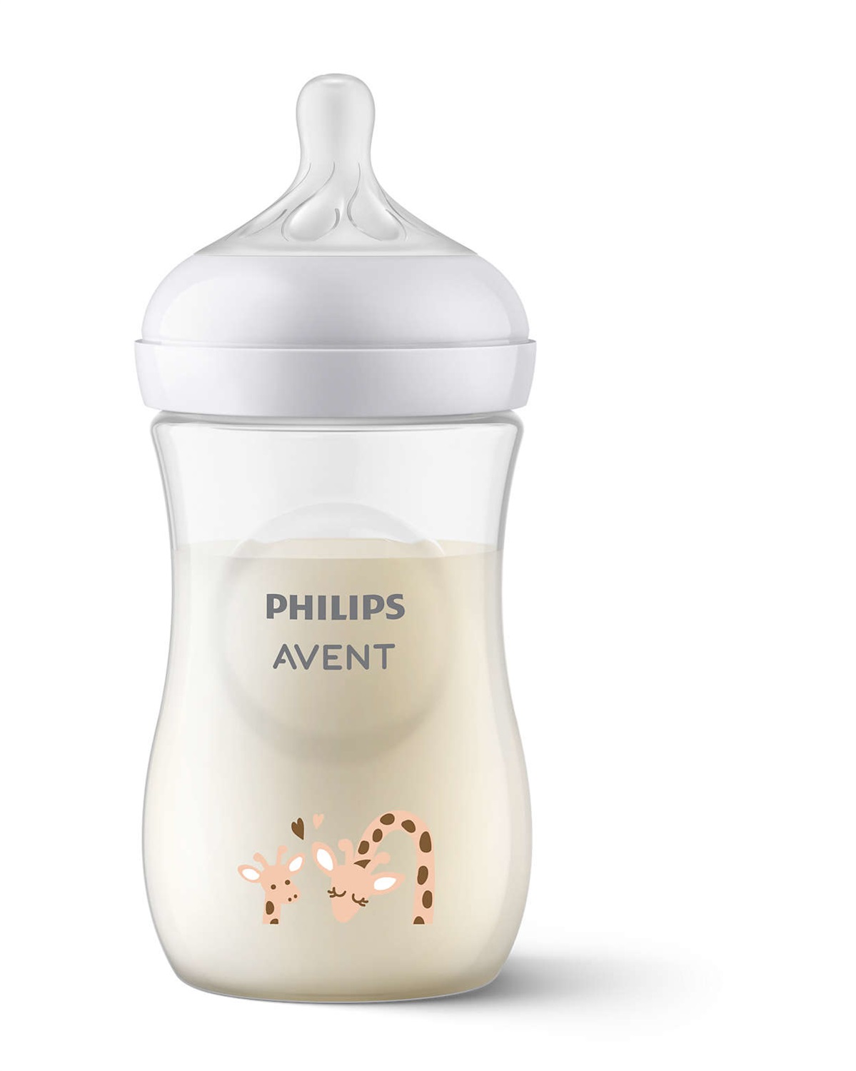 Philips AVENT Biberon Natural Response 260ml - Giraffa, Senza BPA, per Neonati 1M