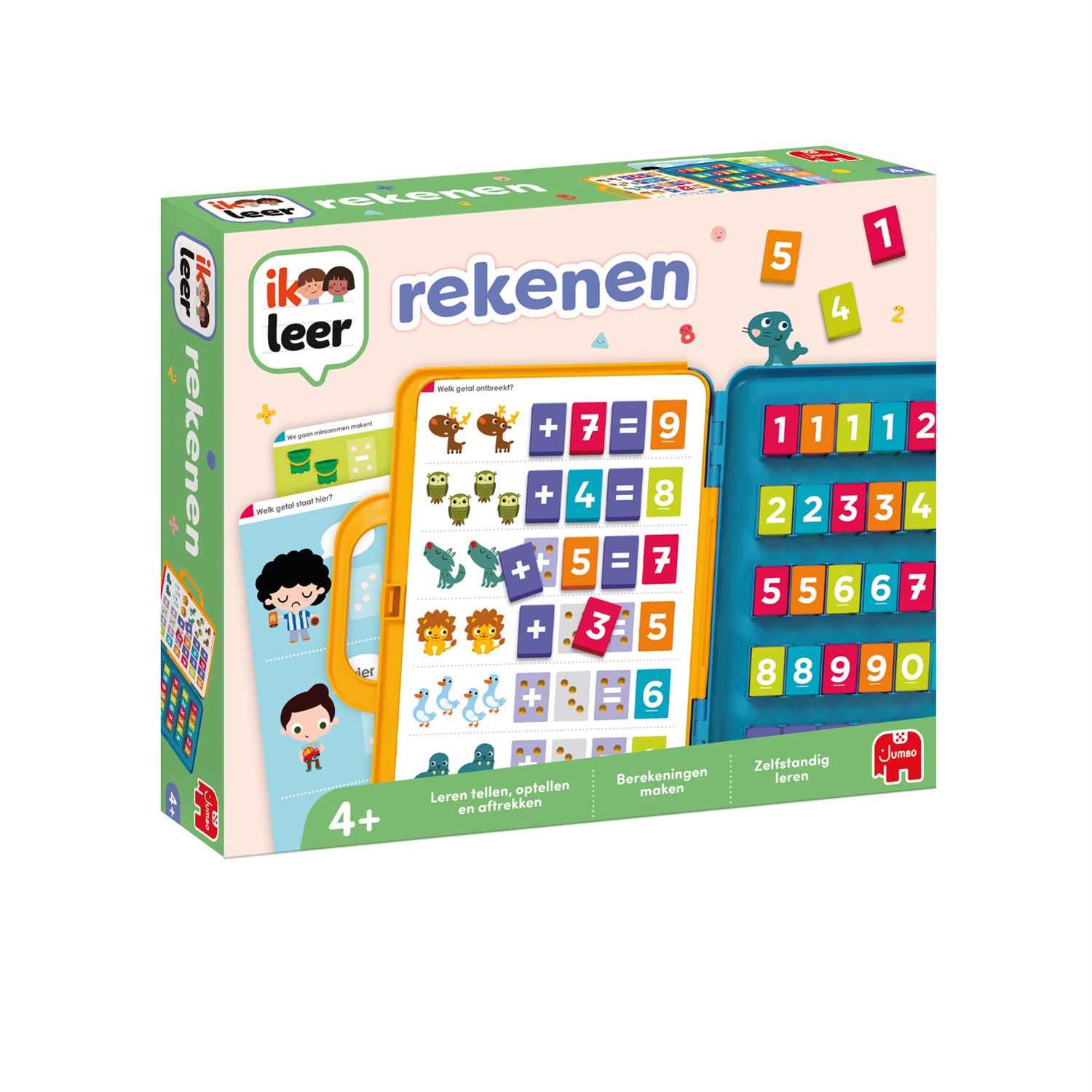 Disney Gioco Imparo a Calcolare Jumbo 19570 - Colore Multiplo, Adatto da 4 Anni, 1 Giocatore