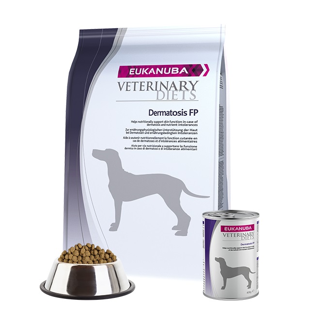 Eukanuba Veterinary Diets Dermatosis FP 5 kg - Cibo Secco per Cani con Pesce e Patate, Supporto per Problemi di Pelle