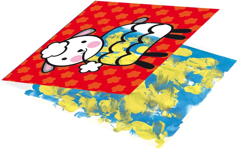SES Creative - My First Schede per Pittura con Le Dita, Adatte da 1 Anno, Sicure e Divertenti