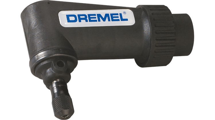 Dremel 575 Attacco ad Angolo Retto - Adattatore per Trapano per Utensili Rotativi, Foratura in Punti Difficili